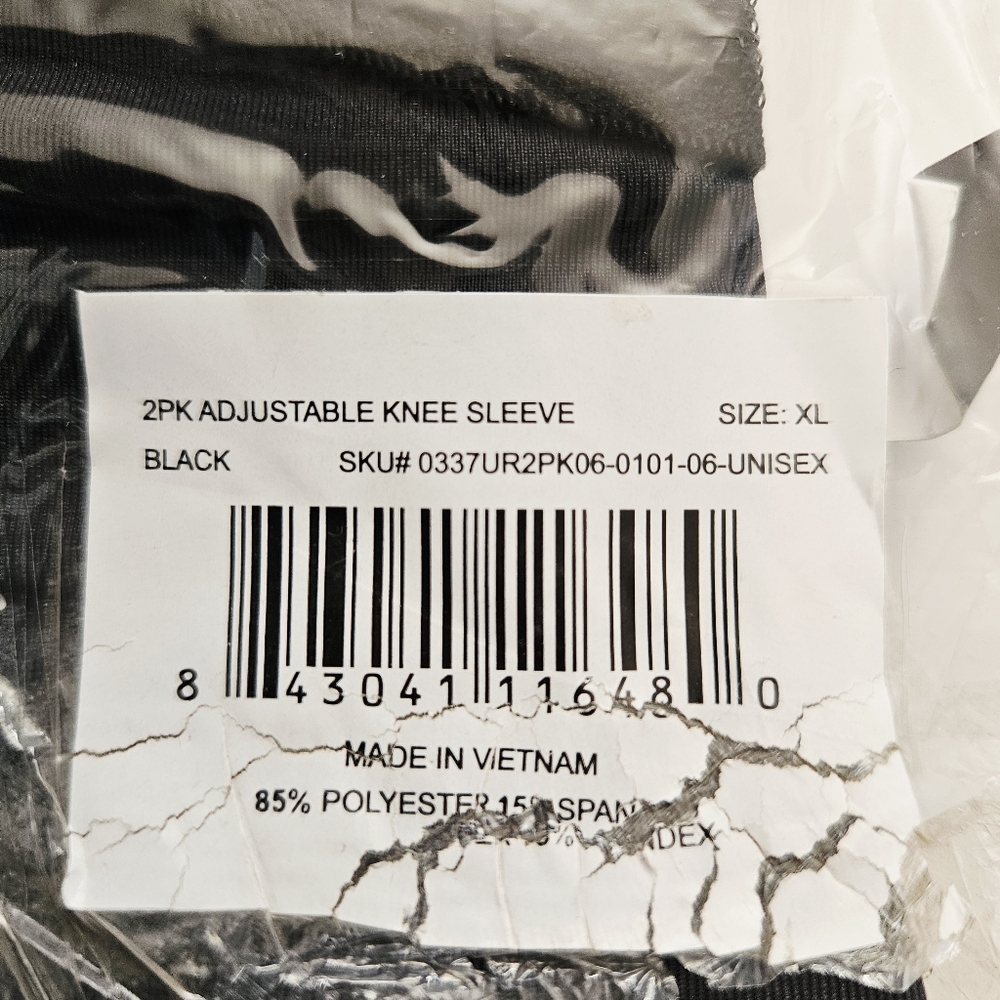 Tommie Copper 2 pack Adjustable Knee Sleeve Size XL NWOT - Picture 6 of 9